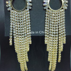 "Full display of HashtagAllin’s silver drop earrings with vintage Indian styling."