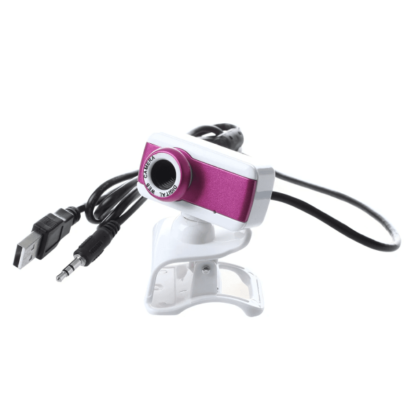 "High-resolution ZURBAA USB webcam with built-in miniphone for video conferencing"