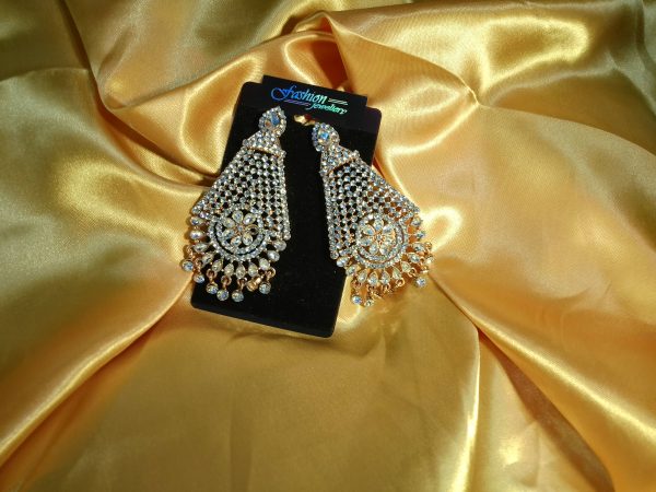 Elegant and durable gold earrings suitable for any event"